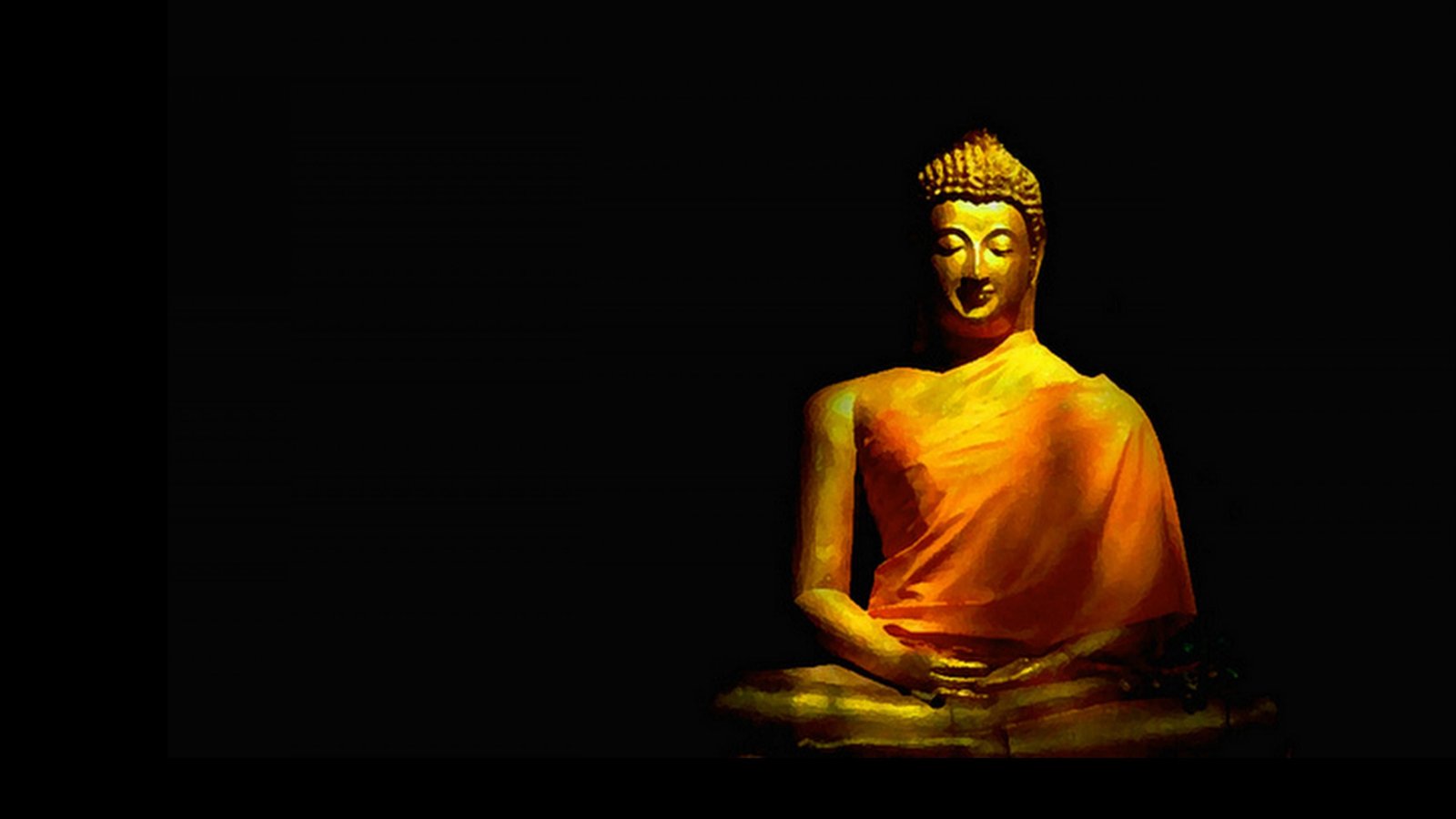 Buddha smiles in eternity